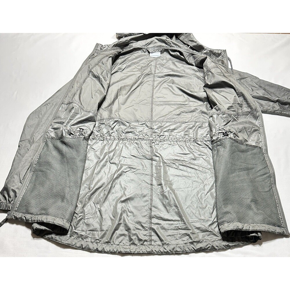 Purdue Boilermakers Columbia Gray Windbreaker Jacket Hooded Womens Large - Picture 4 of 12